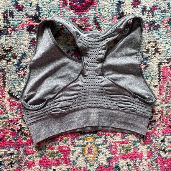 Sweaty Betty London Women's Grey Stamina Seamless Sports Bra Size Large - Picture 3 of 6